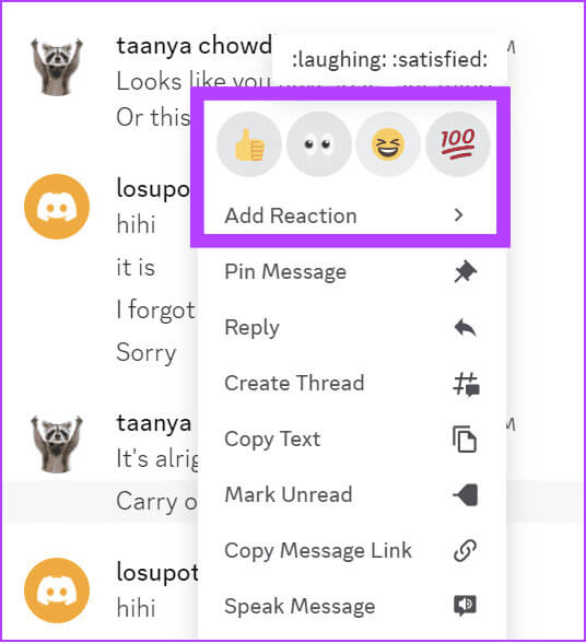 Choose-the-message-reaction-you-want-to-give 14 من أفضل النصائح والحيل لـ DISCORD: الدليل النهائي