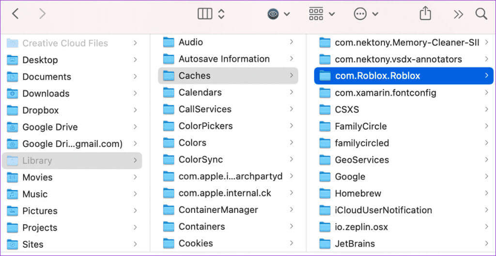 Clear-Roblox-Cache-on-Mac-1024x529-1 أفضل 8 إصلاحات لعدم إمكانية الانضمام إلى ألعاب Roblox