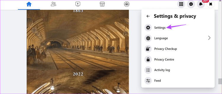 Click-on-Settings-6-750x318-1 هل يمكن استعادة رسائل Facebook المحذوفة