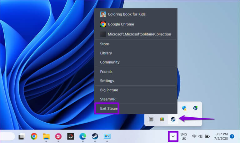 Close-Steam-on-Windows-768x457-1 أفضل 7 إصلاحات لعدم عمل Steam Overlay في Windows