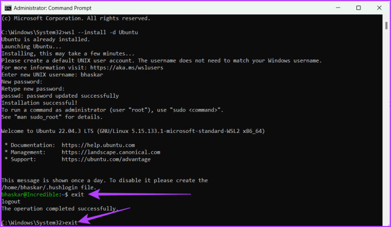 Close-the-UNIX-and-CMD-window-by-typing-exit-and-pressing-Enter-768x446-1 كيفية إنشاء مفاتيح SSH على Windows