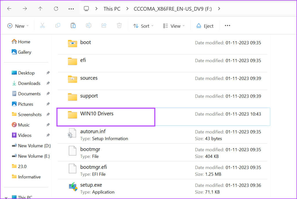 Copy-drivers-to-USB-1024x687-1 أفضل 7 إصلاحات لمشكلة "لم يتم العثور على برامج تشغيل الأجهزة" أثناء تثبيت Windows 10 أو 11