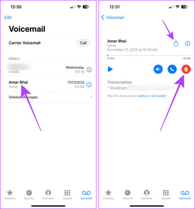 Delete-Voicemail-on-iPhone-Method-2-1-768x820-1 كيفية استخدام البريد الصوتي (الناقل والمباشر) على iPhone