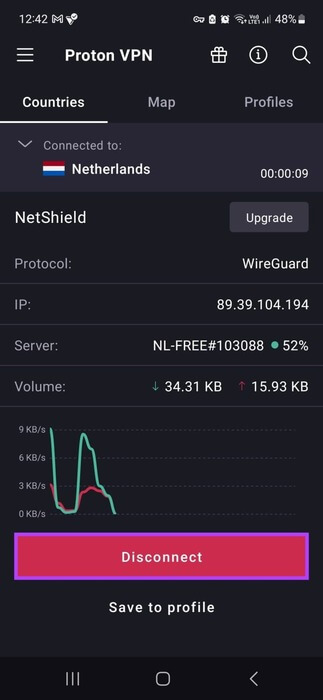 Disconnect-VPN-5-709x1536-1 5 طرق لإصلاح عدم عمل ملفات GIF على Instagram