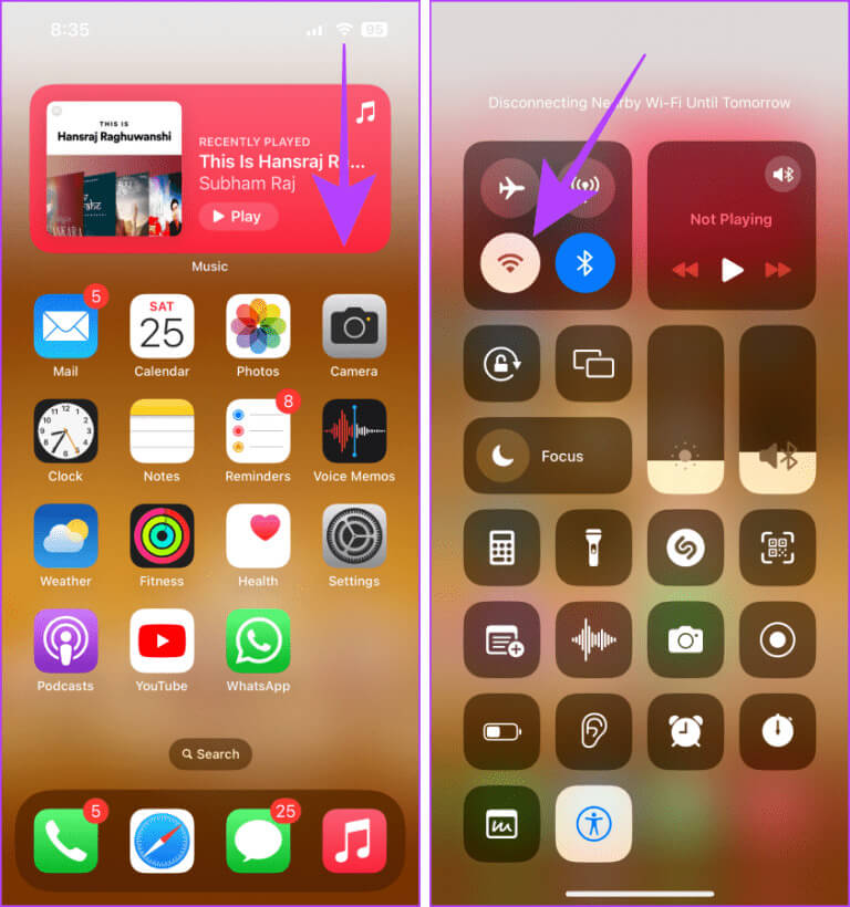 Disconnect-Wi-Fi-on-your-iPhone-768x820-1 أفضل 5 طرق لإيقاف تشغيل Ringer (المكالمات الهاتفية) على Mac