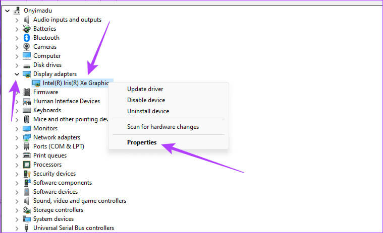 Driver-properties-1 أفضل 6 إصلاحات لعدم عمل مهلة شاشة القفل على Windows 11