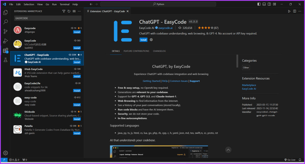 8 أفضل ملحقات ChatGPT لـ VS Code - %categories