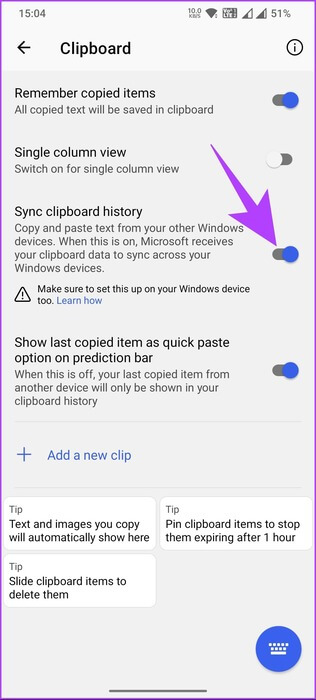 Enable-Clipboard-Syncing-in-Windows-11_5 كيفية تمكين مزامنة الحافظة في Windows 11