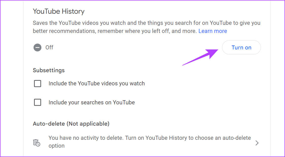Enable-Watch-History لماذا تكون شاشة YouTube الرئيسية فارغة وكيفية إصلاحها