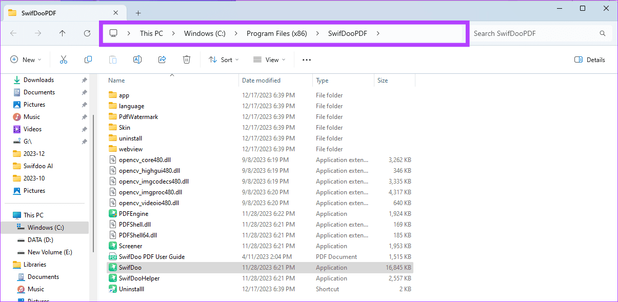 File-location أفضل 7 إصلاحات لعدم عمل اختصارات سطح المكتب على Windows 11