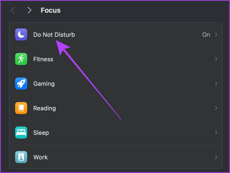 Focus-Settings-Mac-1-768x580-1 أفضل 5 طرق لإيقاف تشغيل Ringer (المكالمات الهاتفية) على Mac