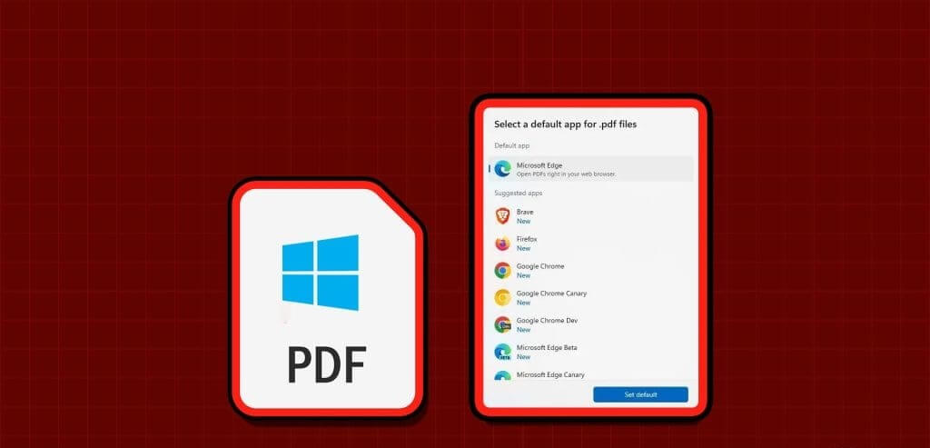 كيفية تغيير عارض PDF الافتراضي على Windows 11 - %categories