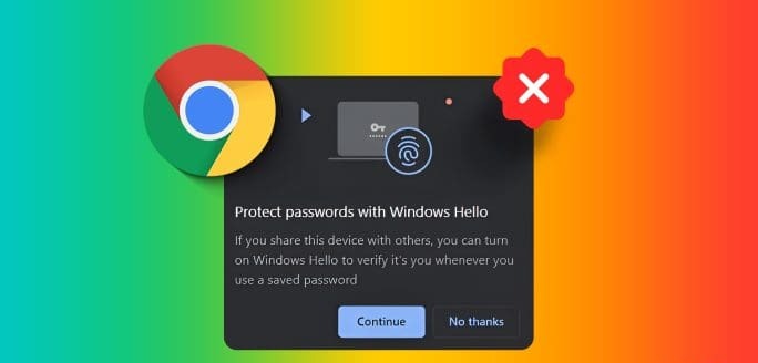 كيفية تعطيل Windows Hello لكلمات مرور Google Chrome - %categories