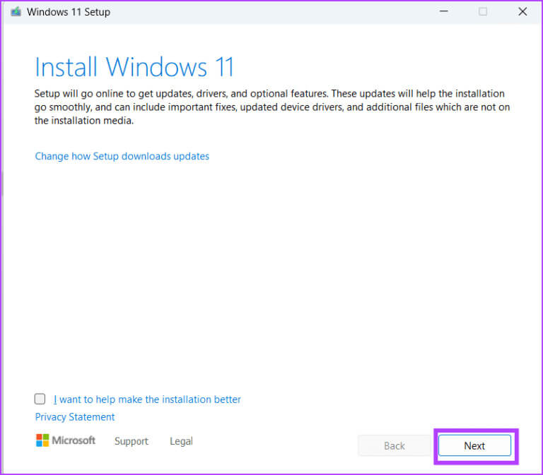 In-Place-upgrade-2-2-768x673-1 أفضل 8 طرق لإصلاح خطأ DISM 50 في Windows 10 و11