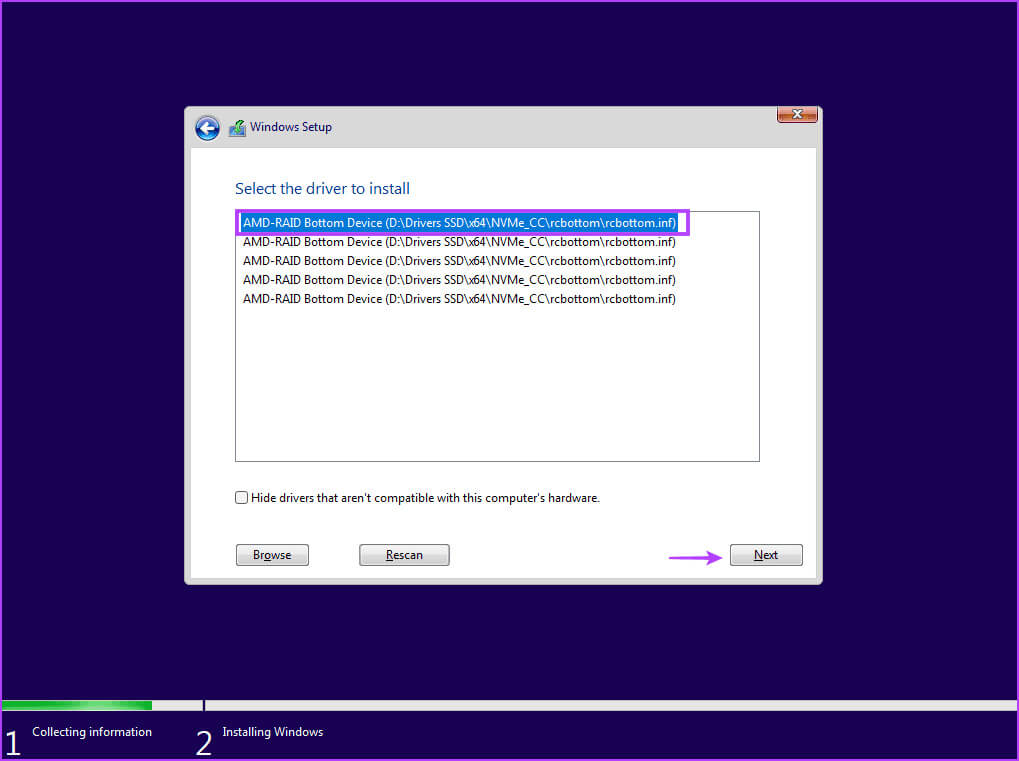 Install-missing-drivers-3 أفضل 7 إصلاحات لمشكلة "لم يتم العثور على برامج تشغيل الأجهزة" أثناء تثبيت Windows 10 أو 11
