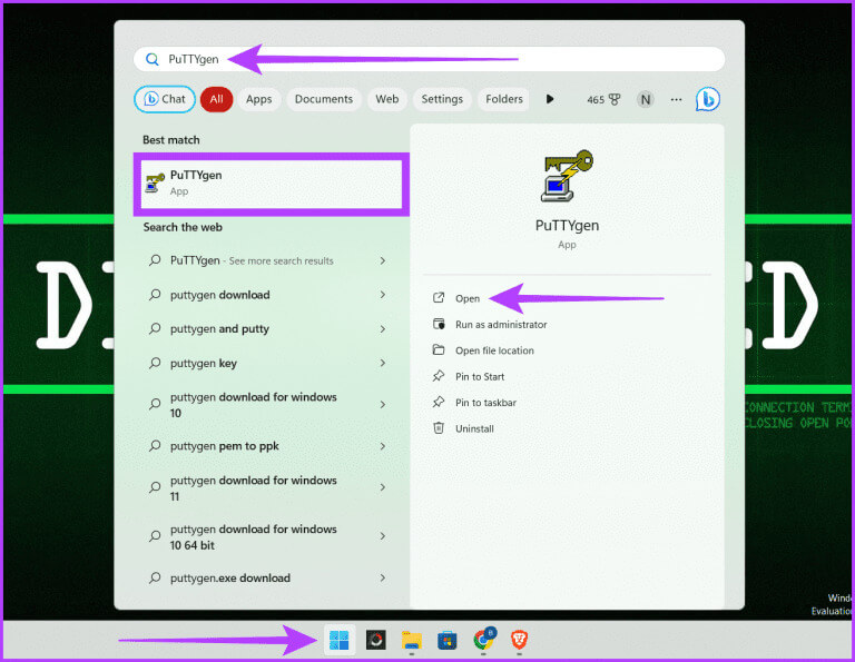 Launch-PuTTYgen-768x595-1 كيفية إنشاء مفاتيح SSH على Windows