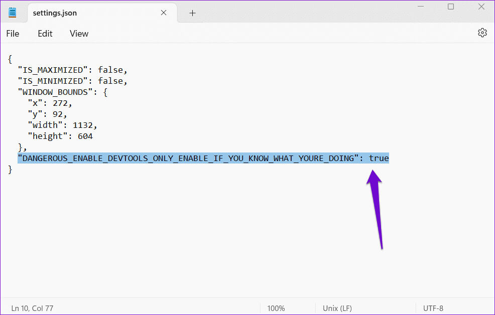 Modify-Discord-Settings-File أفضل 6 إصلاحات لعدم عمل Discord Overlay على Windows