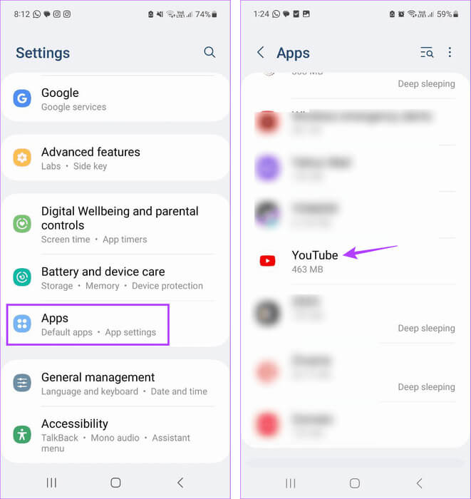 Open-App-Settings-on-Android-2 لماذا تكون شاشة YouTube الرئيسية فارغة وكيفية إصلاحها