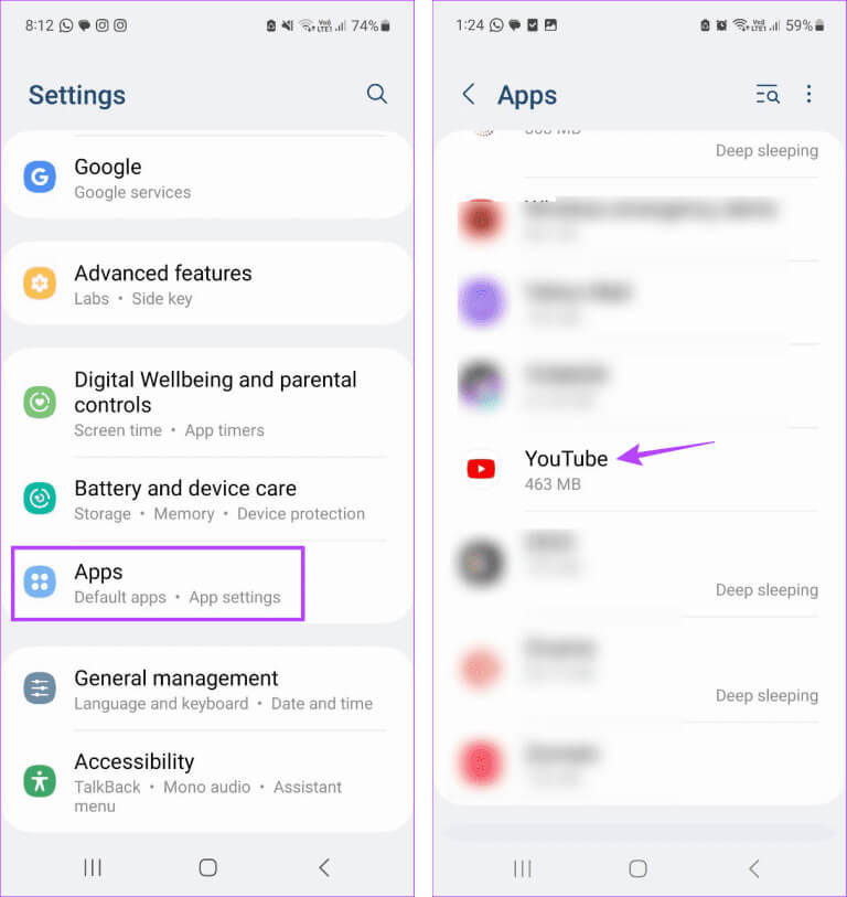 Open-App-Settings-on-Android-3-768x813-1 8 طرق لإصلاح الشاشة البيضاء على YouTube على سطح المكتب والهاتف المحمول