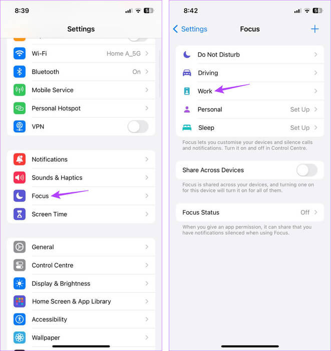 Open-Focus-Mode-settings-1 ما هي الإشعارات الحساسة للوقت على iPhone