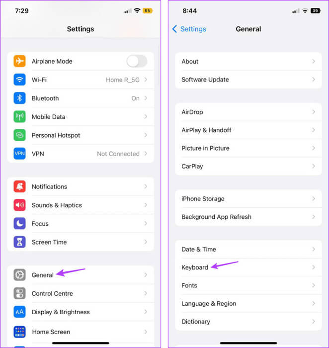 Open-Keyboard-Settings-768x812-1 9 طرق لإصلاح اختفاء Memoji بعد تحديث iOS 17 على iPhone