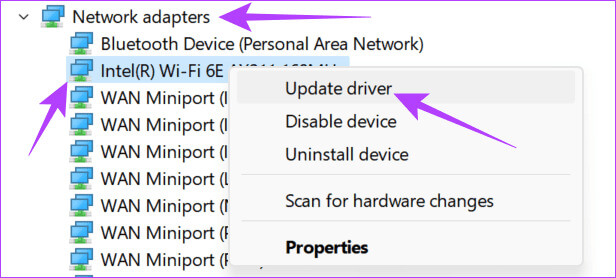 Open-Network-adapters-choose-one-and-then-choose-update-driver 14 أفضل الطرق لإصلاح رمز الخطأ Roblox 268