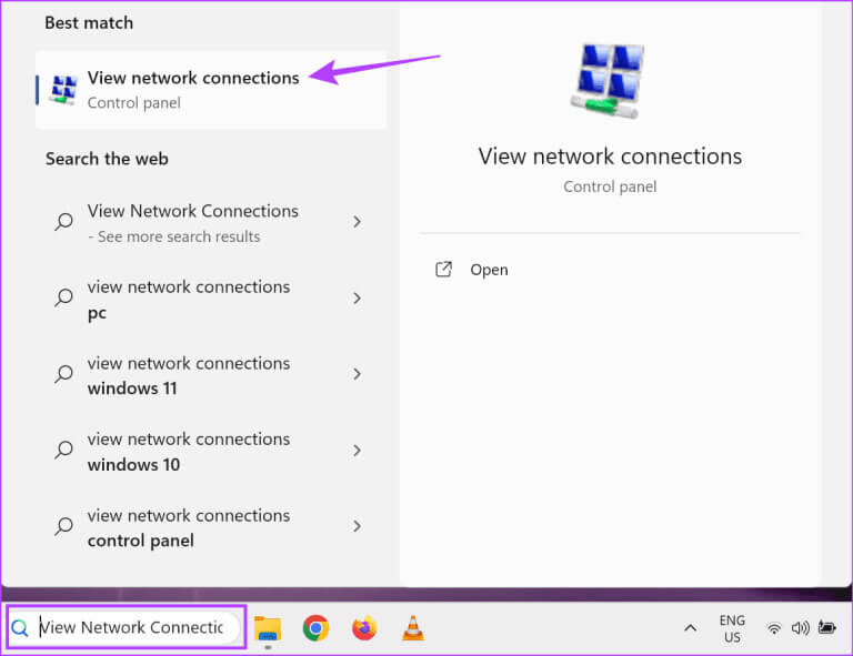 Open-Network-connections-1-768x591-1 9 إصلاحات لخطأ "لا يمكن الاتصال بهذه الشبكة" على Windows 11