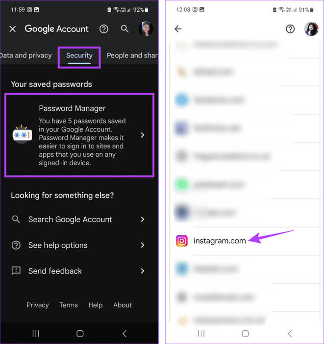 Open-Passwords-1 هل يمكنك العثور على كلمة مرور Instagram الخاصة بك على الهاتف المحمول وسطح المكتب