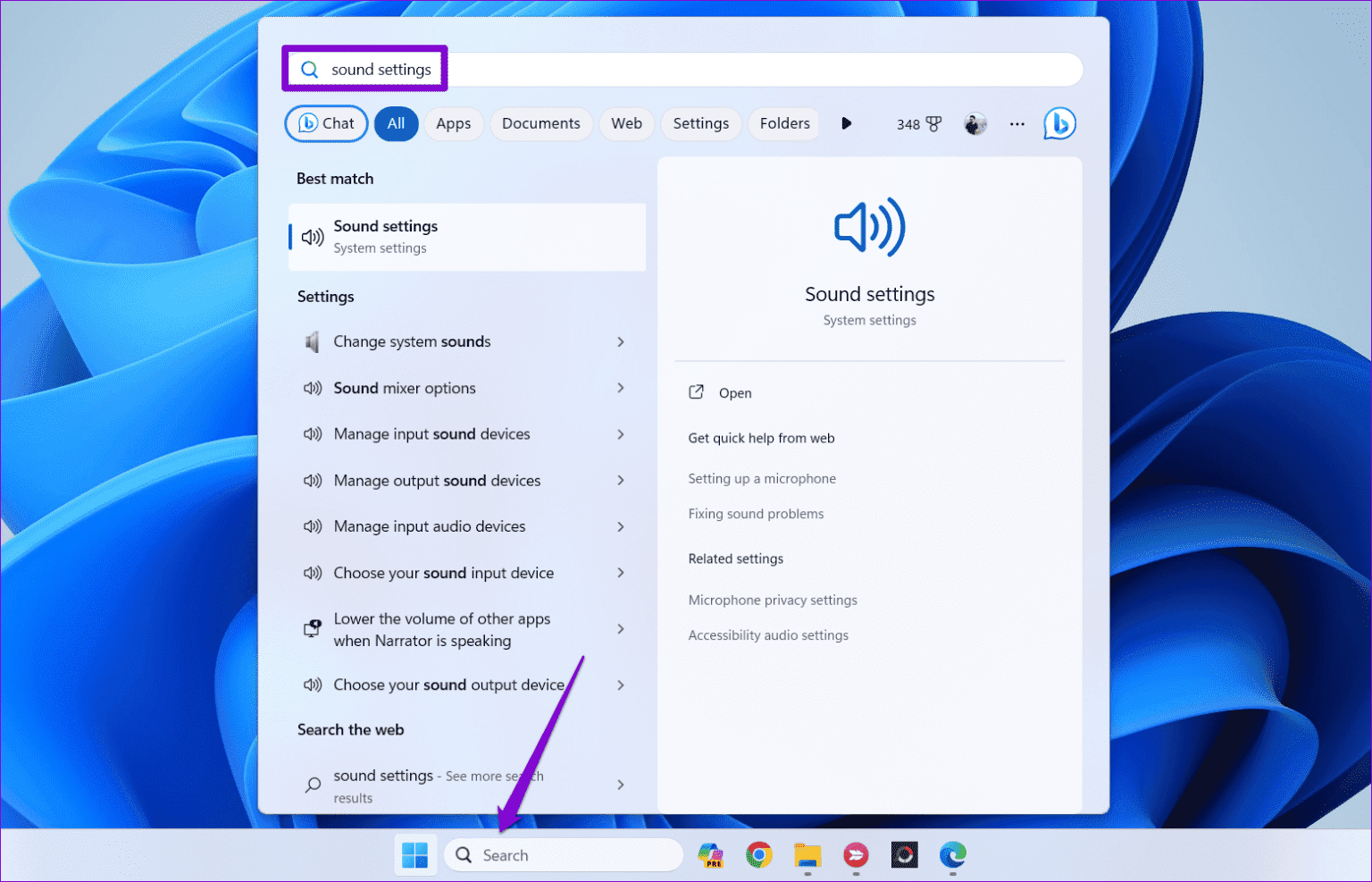 Open-Sound-Settings-on-Windows-1536x987-1 أفضل 7 إصلاحات لاستمرار تغير جهاز الصوت الافتراضي على Windows