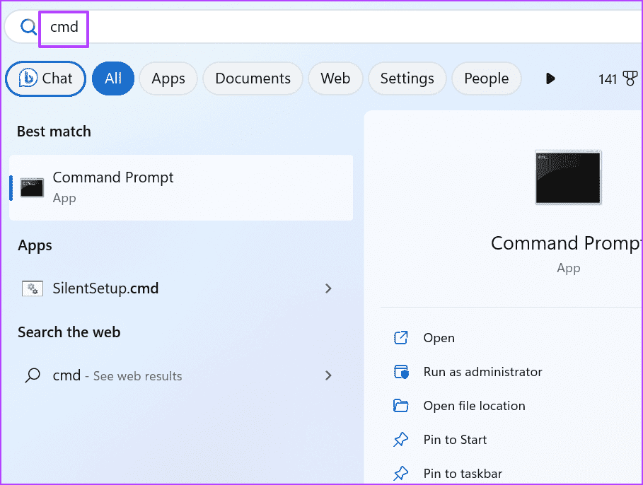 Open-cmd-admin-1 أهم 7 إصلاحات لـ "حدث خطأ أثناء تحميل مستكشف الأخطاء ومصلحها" في Windows 11