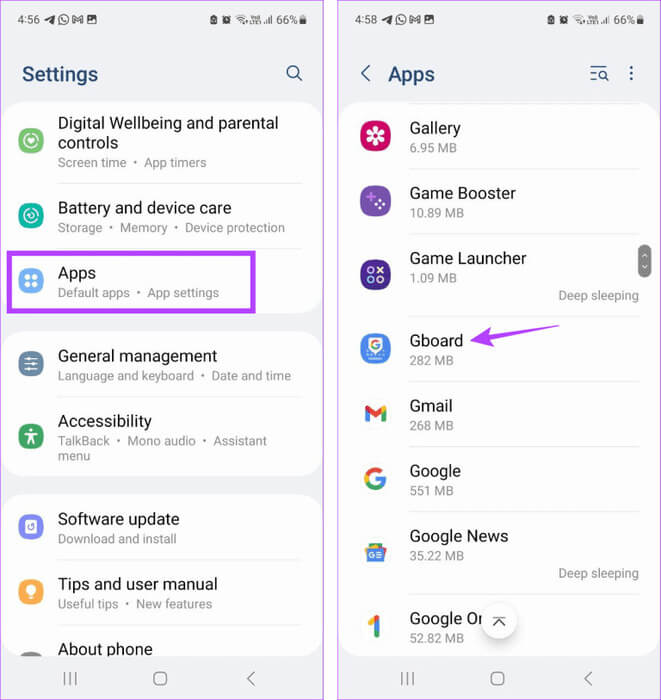 Open-gbaord-settings-768x813-1 8 إصلاحات لخطأ لا يوجد إذن لتمكين الكتابة الصوتية على Android