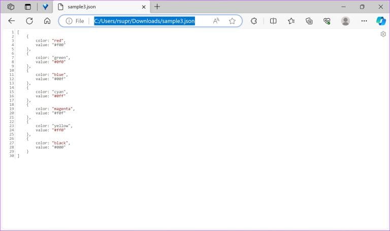 Paste-Address-in-MS-Edge-768x456-1 كيفية فتح ملفات JSON على Windows وMac