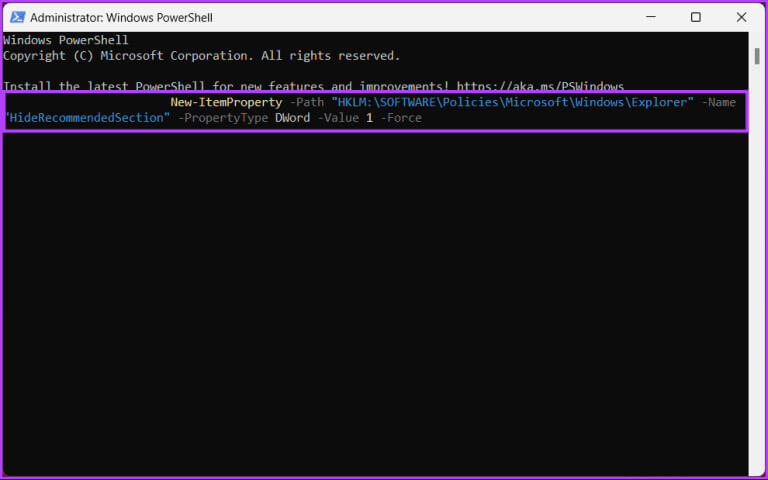 Remove-Recommended-in-Windows-11_12-768x480-1 5 طرق لإزالة التوصيات المستحسنة في Windows 11