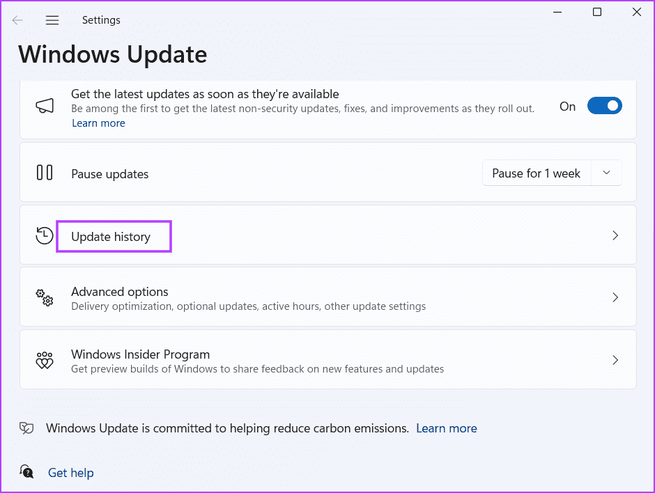 Remove-a-Recent-Windows-Update أهم 7 إصلاحات لـ "حدث خطأ أثناء تحميل مستكشف الأخطاء ومصلحها" في Windows 11