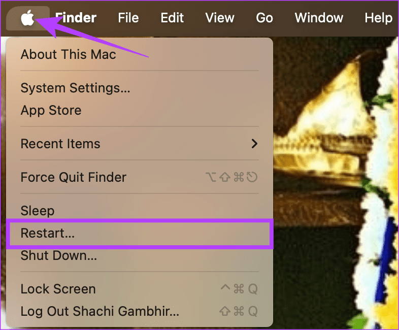 Restart-Your-Mac-2 9 طرق لإصلاح عدم تحميل بعض مواقع الويب على Mac