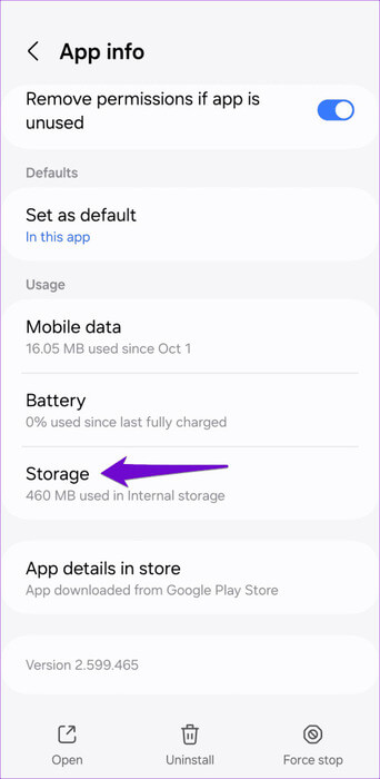 Roblox-Storage-on-Android-500x1024-1 أفضل 8 إصلاحات لعدم إمكانية الانضمام إلى ألعاب Roblox