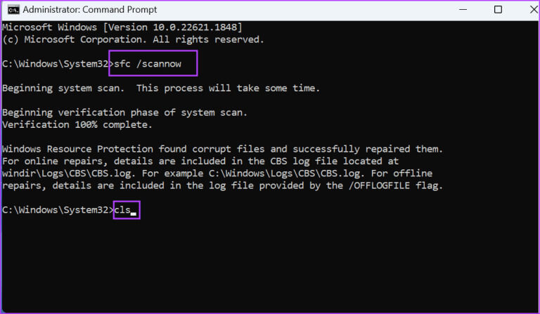 Run-SFC-scan-5-768x447-1 9 إصلاحات لمشكلة "خدمة النقل الذكي في الخلفية (BITS) تستمر في التوقف" في Windows 10 و11