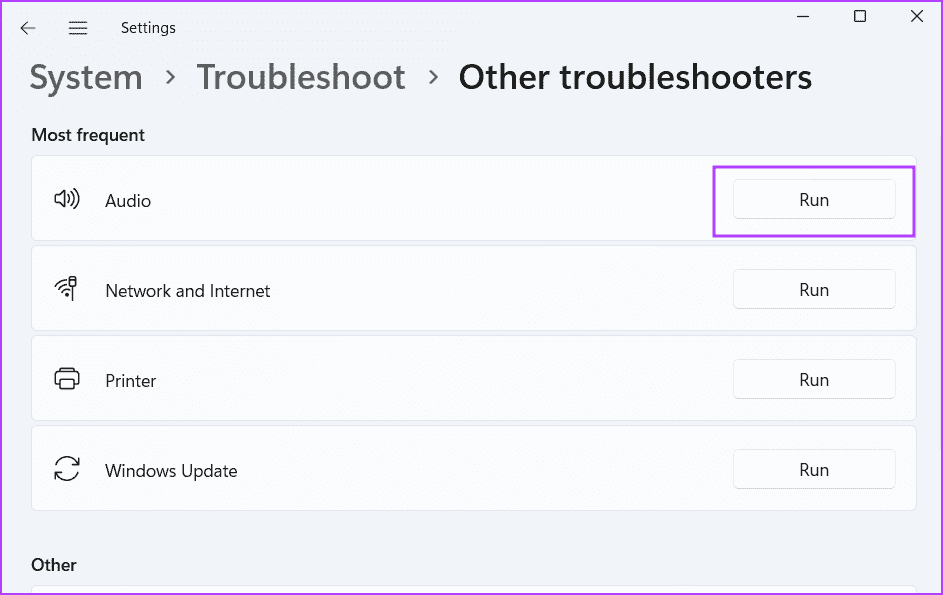Run-Troubleshooters-From-the-Settings-App-2 أهم 7 إصلاحات لـ "حدث خطأ أثناء تحميل مستكشف الأخطاء ومصلحها" في Windows 11