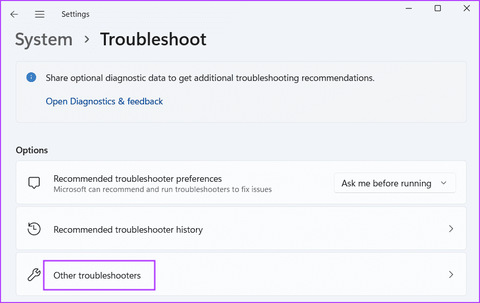 Run-Troubleshooters-From-the-Settings-App 9 إصلاحات لمشكلة "خدمة النقل الذكي في الخلفية (BITS) تستمر في التوقف" في Windows 10 و11