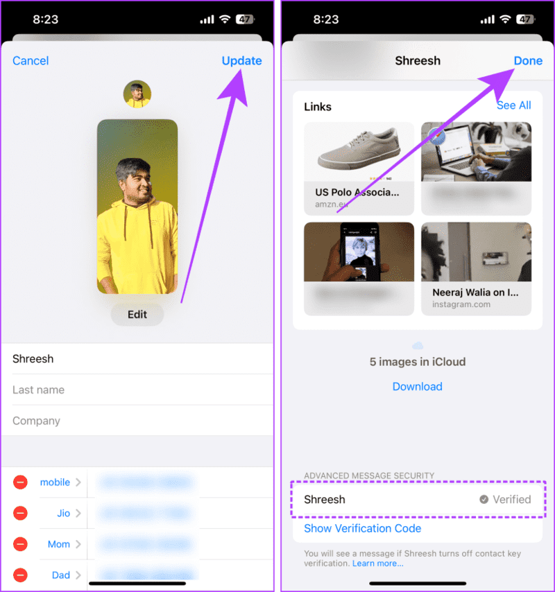 Save-Verified-Contact ما هي ميزة التحقق من مفتاح الاتصال في iMessage وكيفية استخدامه