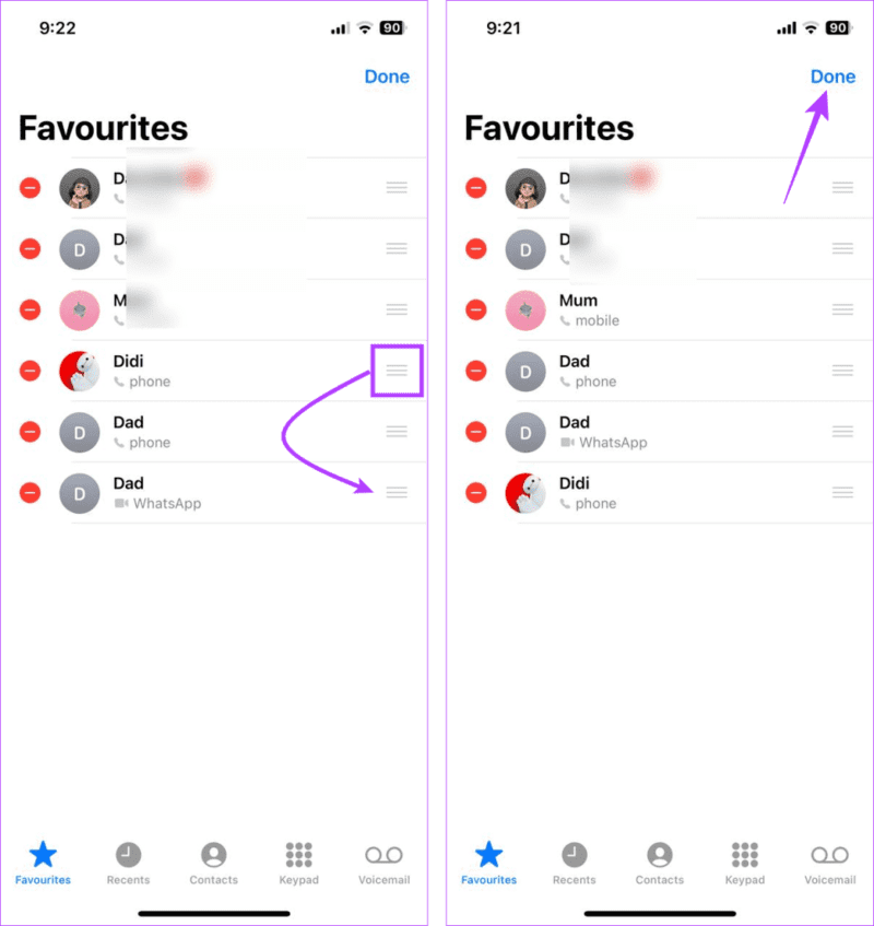 كيفية إضافة أو إزالة جهات الاتصال من المفضلة على iPhone - %categories