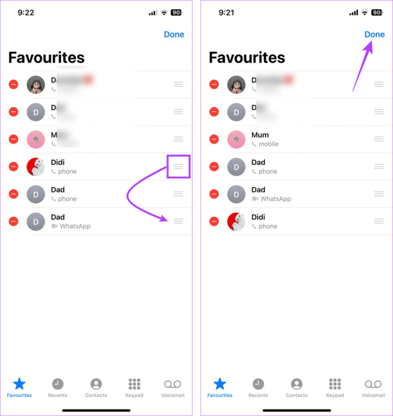 Save-the-changes-967x1024-1 كيفية إضافة أو إزالة جهات الاتصال من المفضلة على iPhone