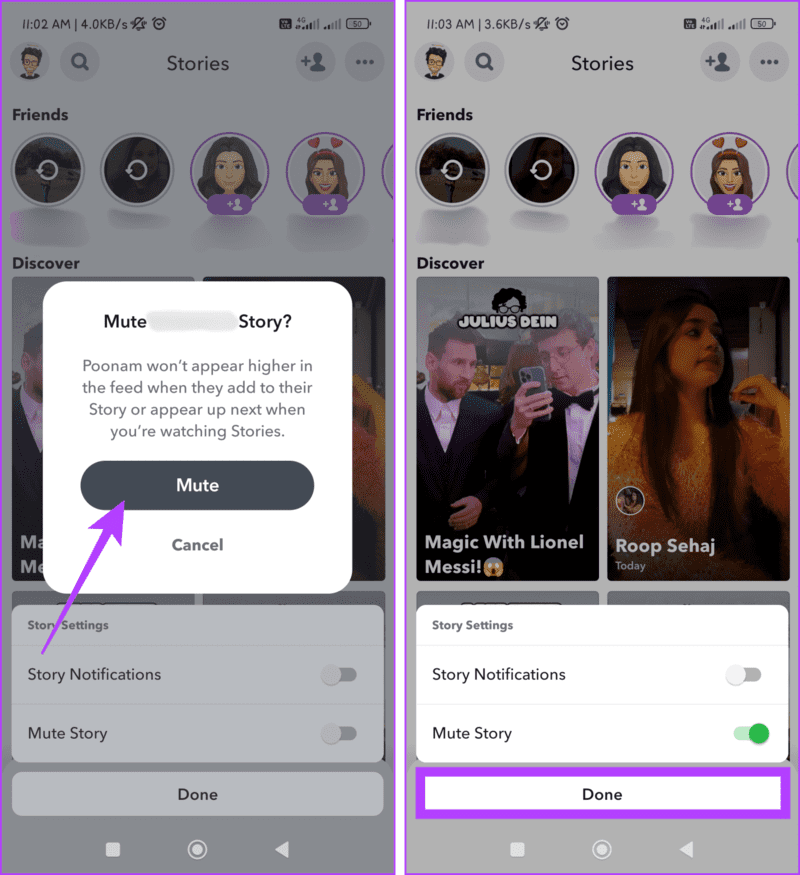 Select-Mute-in-the-pop-up-and-tap-Done-1-1405x1536-1 كيفية كتم صوت شخص ما على Snapchat
