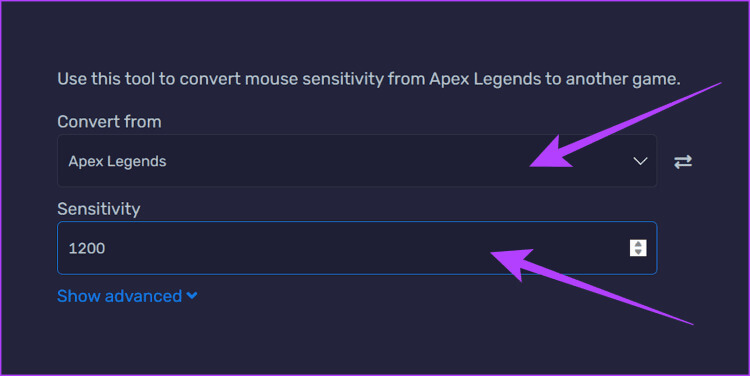 Select-the-game-that-you-have-a-comfortable-sensitivity-for-under-the-Convert-from-option.-Input-your-preferred-sensitivity-below-it-750x376-1 كيفية العثور على أفضل حساسية لـ Valorant