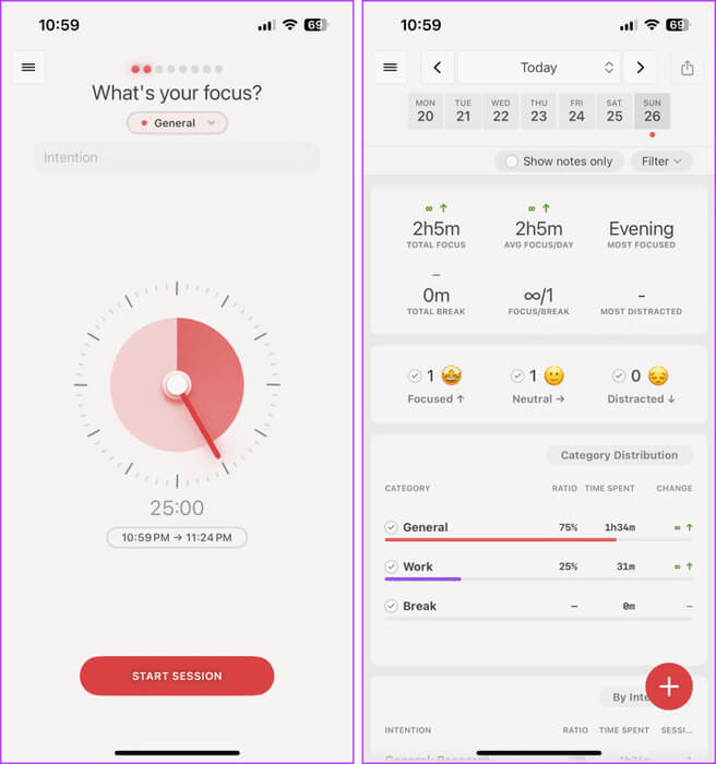 Session-Time-Tracking-App أفضل 6 تطبيقات لتتبع الوقت لأجهزة iPhone وAndroid