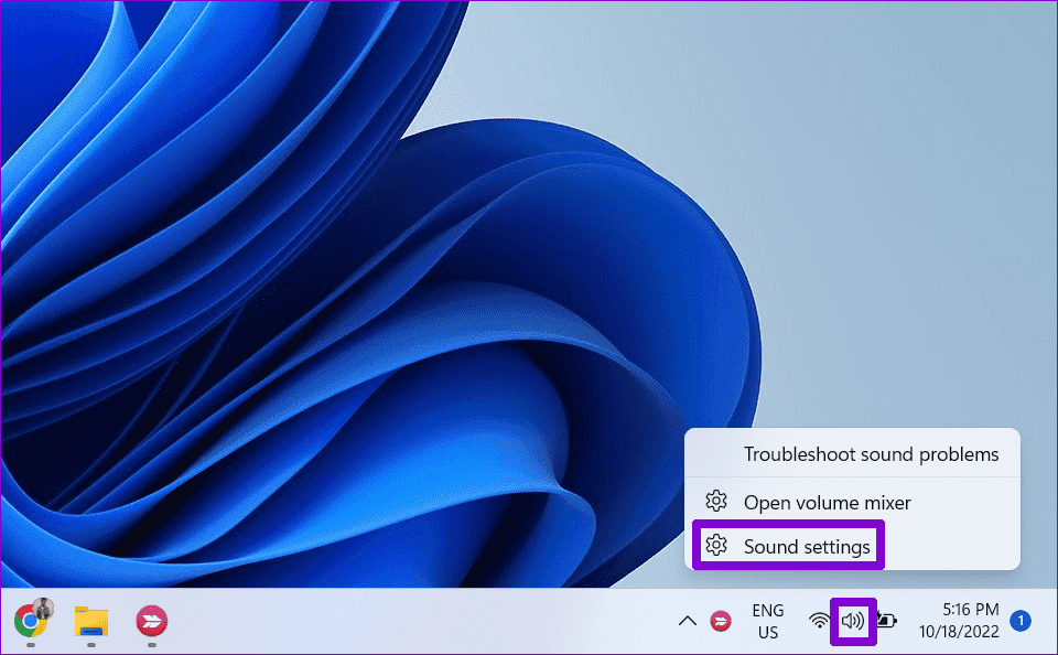 Sound-Settings-in-Windows-11 أفضل 7 إصلاحات لاستمرار تغير جهاز الصوت الافتراضي على Windows