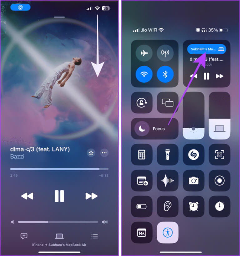 Stop-CastingAirPlay-Audio-or-Video-on-iPhone-768x820-1 طريقتان لعكس شاشة iPhone على Mac