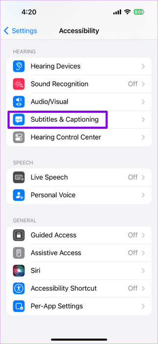 Subtitles-and-Caption-Settings-on-iPhone-473x1024-1 أفضل 8 إصلاحات لعدم عمل الترجمات المغلقة على YouTube