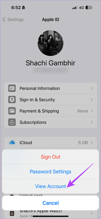Tap-View-Account كيفية تنزيل التطبيقات غير المتوفرة في منطقتك على iPhone