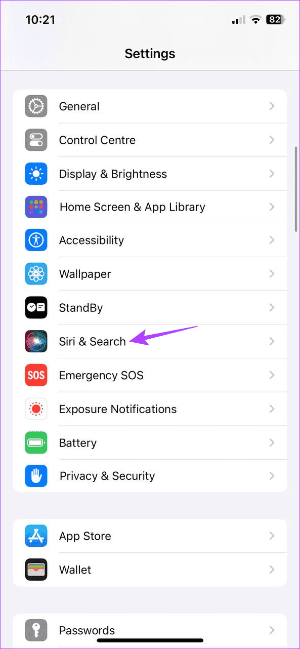 Tap-on-Siri-Search هل يمكنك إخفاء جهات الاتصال على جهازك iPhone : إليك 7 طرق رائعة